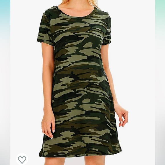 Casual Camo Dress - Picture 1 of 4